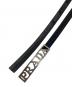 PRADA (プラダ) ロゴバックルナローベルト ブラック サイズ:SIZE 75/30cm：13000円