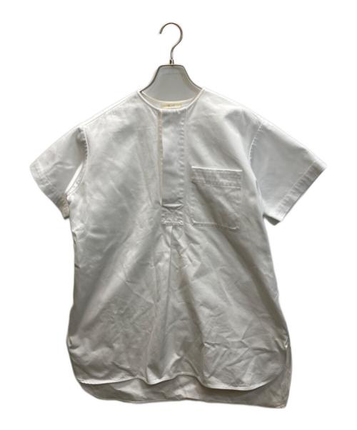 CELINE（セリーヌ）CELINE (セリーヌ) コットンツイルプルオーバーチュニック ホワイト サイズ:SIZE XSの古着・服飾アイテム