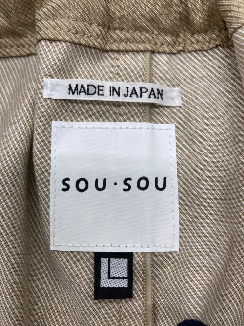 SOU・SOU（ソウソウ）SOU・SOU (ソウソウ) 綾織筒下 ベージュ サイズ:L 未使用品の古着・服飾アイテム