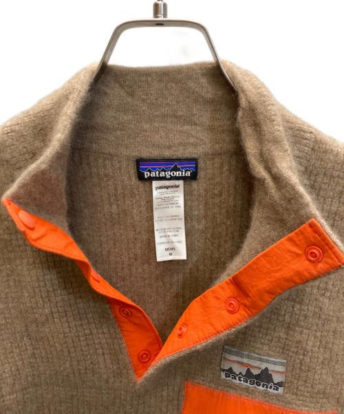 Patagonia（パタゴニア）Patagonia (パタゴニア) アンダイドカシミヤスナップT ベージュ サイズ:Mの古着・服飾アイテム