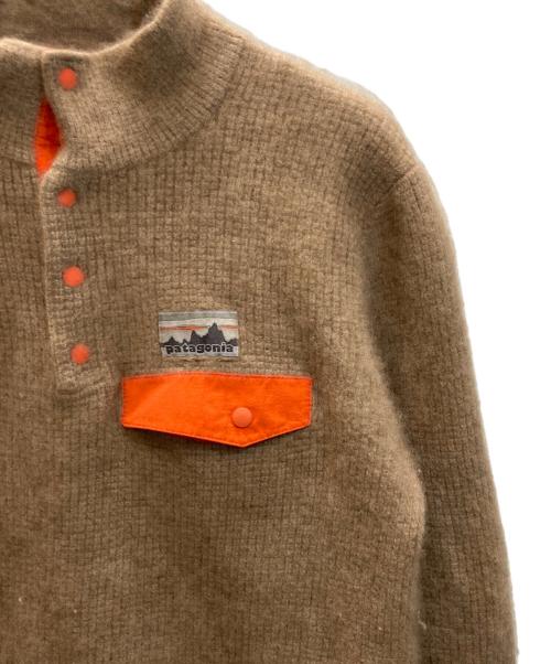 Patagonia（パタゴニア）Patagonia (パタゴニア) アンダイドカシミヤスナップT ベージュ サイズ:Mの古着・服飾アイテム