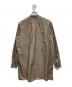 COMOLI (コモリ) ストライプバンドカラーシャツ ベージュ×ネイビー サイズ:SIZE 1：10000円