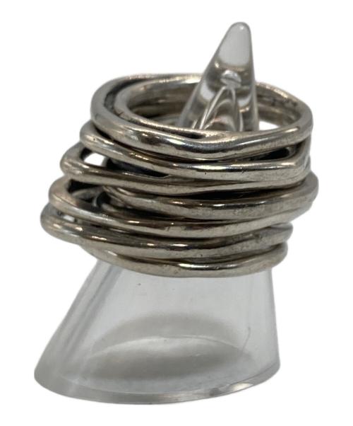 IOSSELLIANI（イオッセリアーニ）IOSSELLIANI (イオッセリアーニ) 7連リング サイズ:14号の古着・服飾アイテム