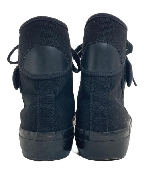 REGULATION Yohji Yamamoto（レギュレーションヨウジヤマモト）REGULATION Yohji Yamamoto (レギュレーションヨウジヤマモト) ハイカットキャンバススニーカー ブラック サイズ:SIZE 2の古着・服飾アイテム