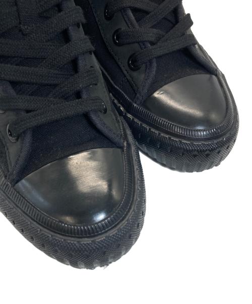 REGULATION Yohji Yamamoto（レギュレーションヨウジヤマモト）REGULATION Yohji Yamamoto (レギュレーションヨウジヤマモト) ハイカットキャンバススニーカー ブラック サイズ:SIZE 2の古着・服飾アイテム