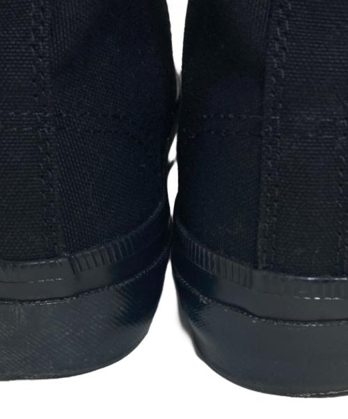 REGULATION Yohji Yamamoto（レギュレーションヨウジヤマモト）REGULATION Yohji Yamamoto (レギュレーションヨウジヤマモト) ハイカットキャンバススニーカー ブラック サイズ:SIZE 2の古着・服飾アイテム