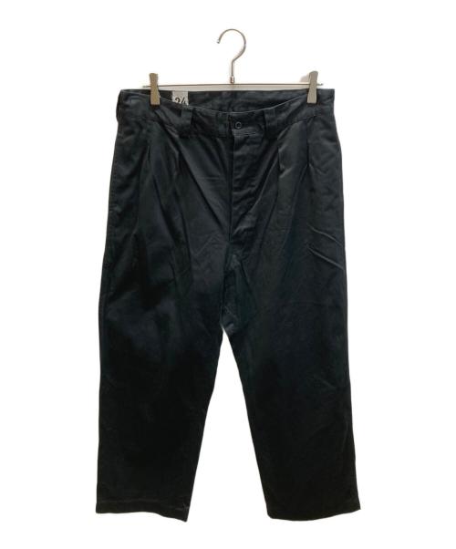 waiper（ワイパー）waiper (ワイパー) 2タックチノトラウザー ブラック サイズ:SIZE 24の古着・服飾アイテム
