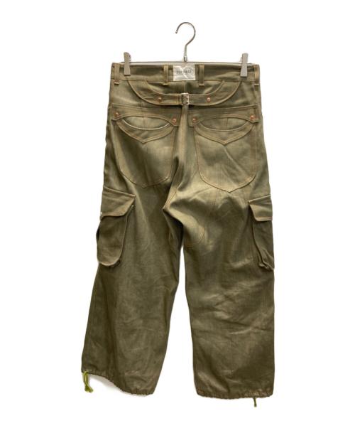 TOM WORKS（トムワークス）TOM WORKS (トムワークス) GREEN DENIM WORK PANTS オリーブ サイズ:下記参照の古着・服飾アイテム
