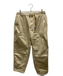 THE NORTHFACE PURPLELABEL（ザ・ノースフェイス パープルレーベル）の古着「Stretch Twill Wide Tapered Pants ストレッチツイルワイドテーパードパンツ」｜ベージュ