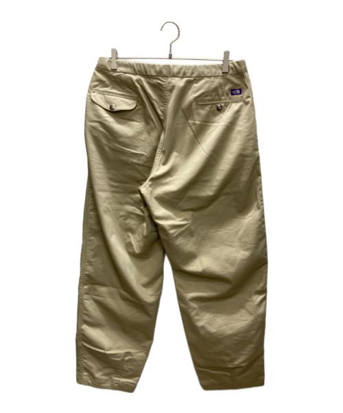 THE NORTHFACE PURPLELABEL（ザ・ノースフェイス パープルレーベル）THE NORTHFACE PURPLELABEL (ザ・ノースフェイス パープルレーベル) Stretch Twill Wide Tapered Pants ストレッチツイルワイドテーパードパンツ ベージュ サイズ:SIZE　34の古着・服飾アイテム