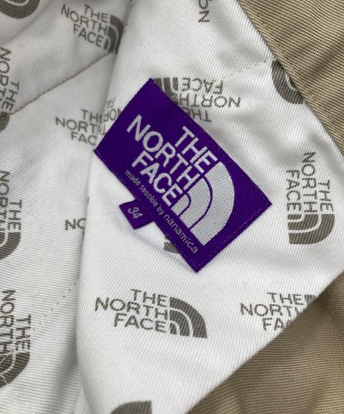 THE NORTHFACE PURPLELABEL（ザ・ノースフェイス パープルレーベル）THE NORTHFACE PURPLELABEL (ザ・ノースフェイス パープルレーベル) Stretch Twill Wide Tapered Pants ストレッチツイルワイドテーパードパンツ ベージュ サイズ:SIZE　34の古着・服飾アイテム