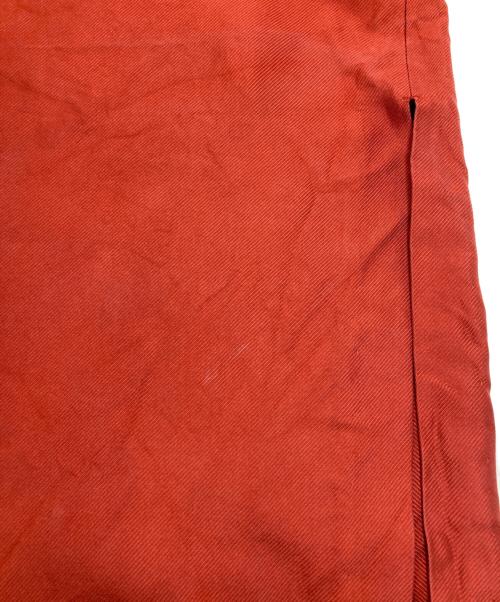 AURALEE（オーラリー）AURALEE (オーラリー) シルクスリットスカート レッド サイズ:SIZE 0の古着・服飾アイテム