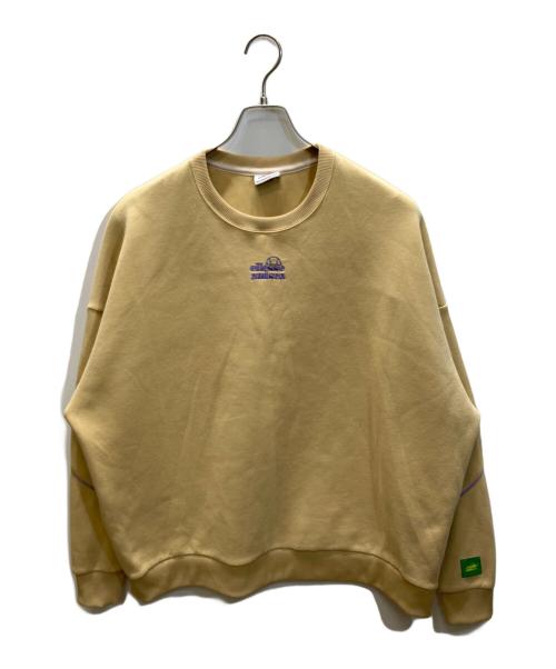 ellesse（エレッセ）ellesse (エレッセ) WIND AND SEA (ウィンダンシー) WIND AND SEA French Terry Piping Crew イエロー サイズ:SIZE XLの古着・服飾アイテム