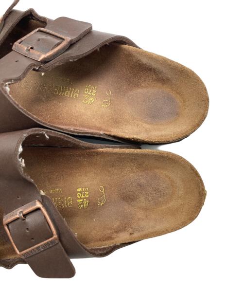 BIRKENSTOCK（ビルケンシュトック）BIRKENSTOCK (ビルケンシュトック) Arizona / アリゾナ ブラウン サイズ:27.0cmの古着・服飾アイテム