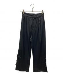 Ameri（アメリ）の古着「STRAIGHT CHINA PANTS」｜ブラック