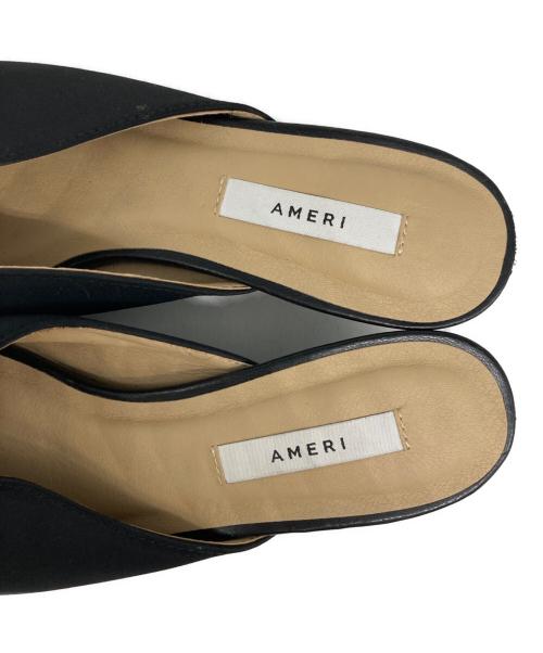 Ameri（アメリ）Ameri (アメリ) ポインテッドトゥミュール ブラック サイズ:Mの古着・服飾アイテム