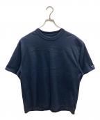 ENNOYエンノイ）の古着「ラバーロゴTシャツ」｜ネイビー