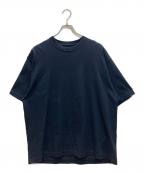 ENNOYエンノイ）の古着「ラバーロゴTシャツ」｜ネイビー