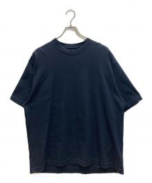 ENNOY（エンノイ）の古着「ラバーロゴTシャツ」｜ネイビー