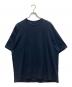 ENNOY（エンノイ）の古着「ラバーロゴTシャツ」｜ネイビー