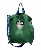 HUMAN MADEヒューマンメイド）の古着「NYLON HEART 2-WAY TOTE」｜グリーン