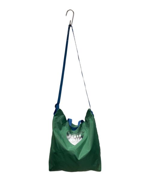 HUMAN MADE（ヒューマンメイド）HUMAN MADE (ヒューマンメイド) NYLON HEART 2-WAY TOTE グリーン サイズ:下記参照の古着・服飾アイテム