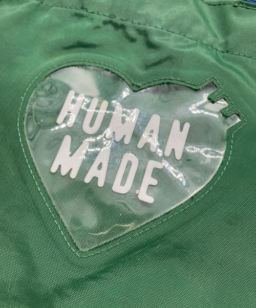 HUMAN MADE（ヒューマンメイド）HUMAN MADE (ヒューマンメイド) NYLON HEART 2-WAY TOTE グリーン サイズ:下記参照の古着・服飾アイテム