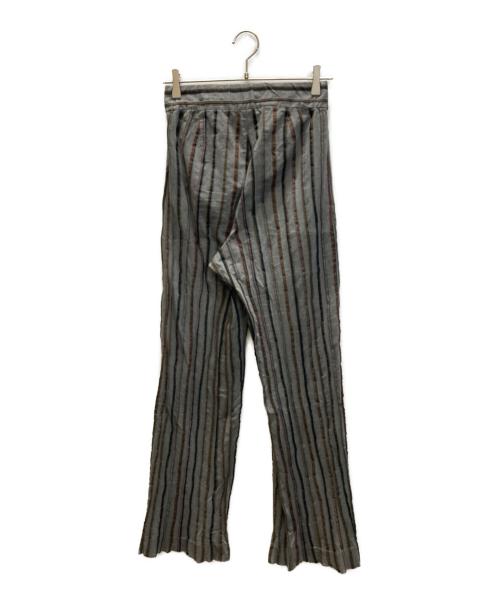 HaaT（ハート）HaaT (ハート) ストライプパンツ グレー サイズ:2の古着・服飾アイテム