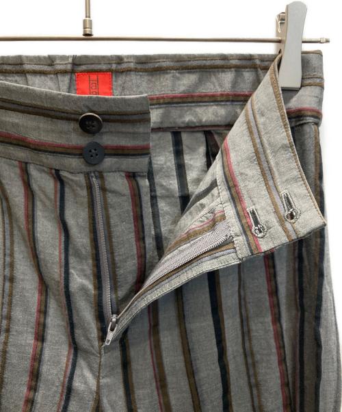 HaaT（ハート）HaaT (ハート) ストライプパンツ グレー サイズ:2の古着・服飾アイテム