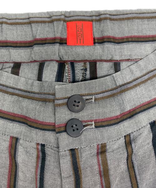 HaaT（ハート）HaaT (ハート) ストライプパンツ グレー サイズ:2の古着・服飾アイテム