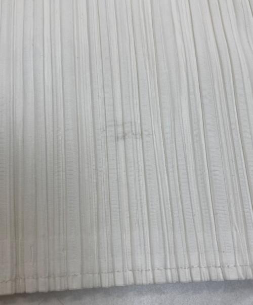 PLEATS PLEASE（プリーツプリーズ）PLEATS PLEASE (プリーツプリーズ) プリーツパンツ ホワイト サイズ:SIZE Sの古着・服飾アイテム