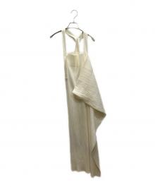ISSEY MIYAKE×IKKO TANAKA（イッセイミヤケ×イッコウタナカ）の古着「変形ワンピース」｜ホワイト