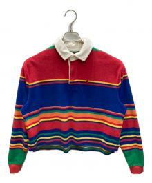 POLO RALPH LAUREN（ポロ・ラルフローレン）の古着「パイルボーダークロップドシャツ」｜マルチカラー