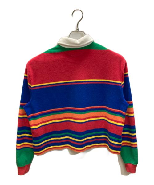 POLO RALPH LAUREN（ポロ・ラルフローレン）POLO RALPH LAUREN (ポロ・ラルフローレン) パイルボーダークロップドシャツ マルチカラー サイズ:XXSの古着・服飾アイテム