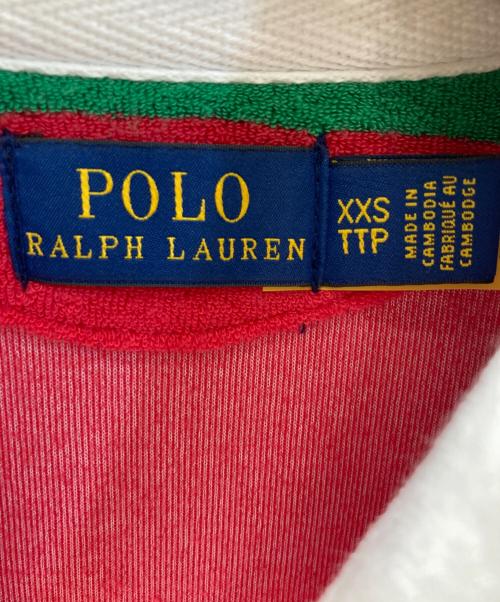 POLO RALPH LAUREN（ポロ・ラルフローレン）POLO RALPH LAUREN (ポロ・ラルフローレン) パイルボーダークロップドシャツ マルチカラー サイズ:XXSの古着・服飾アイテム