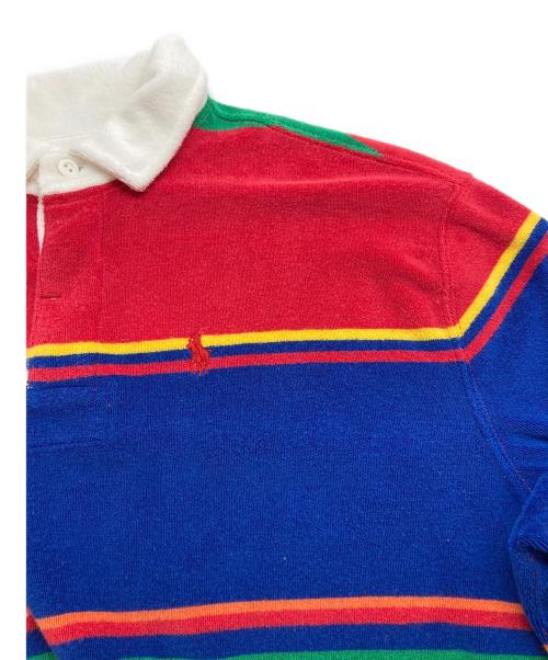 POLO RALPH LAUREN（ポロ・ラルフローレン）POLO RALPH LAUREN (ポロ・ラルフローレン) パイルボーダークロップドシャツ マルチカラー サイズ:XXSの古着・服飾アイテム