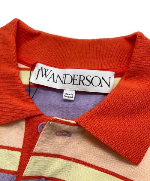 J.W.ANDERSON（ジェイダブリューアンダーソン）J.W.ANDERSON (ジェイダブリューアンダーソン) マルチボーダーポロシャツ マルチカラー サイズ:SIZE XS 未使用品の古着・服飾アイテム