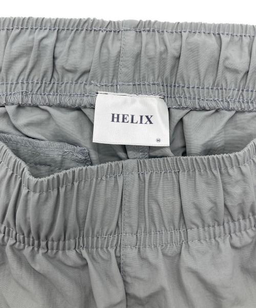 HELIX（ヘリックス）HELIX (ヘリックス) LOGO CHARM NYLON PANTS グレー サイズ:Mの古着・服飾アイテム