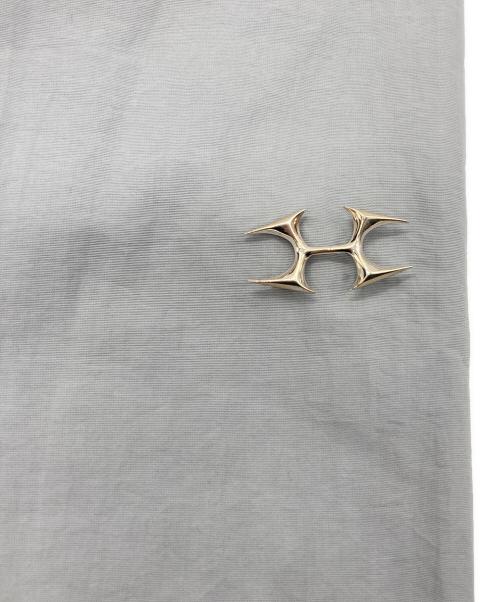 HELIX（ヘリックス）HELIX (ヘリックス) LOGO CHARM NYLON PANTS グレー サイズ:Mの古着・服飾アイテム