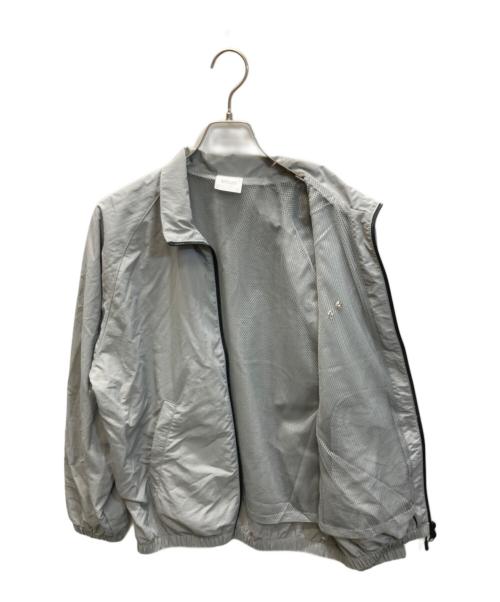 HELIX（ヘリックス）HELIX (ヘリックス) LOGO CHARM NYLON JACKET グレー サイズ:SIZE Sの古着・服飾アイテム