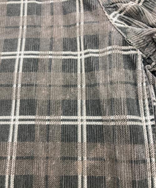 Jaded London（ジェイデッドロンドン）Jaded London (ジェイデッドロンドン) コーデュロイチェックパンツ オリーブ サイズ:記載無しの古着・服飾アイテム