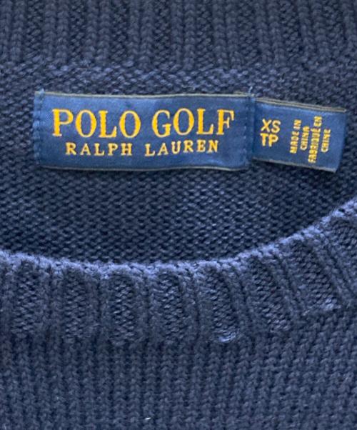 POLO GOLF（ポロ ゴルフ）POLO GOLF (ポロ ゴルフ) ポロベアニット ネイビー サイズ:XSの古着・服飾アイテム