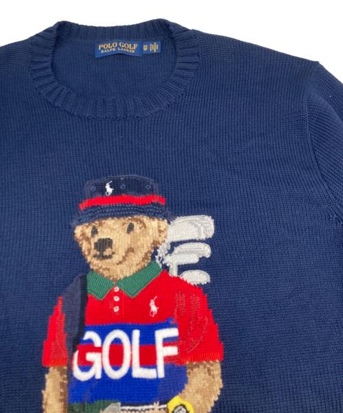 POLO GOLF（ポロ ゴルフ）POLO GOLF (ポロ ゴルフ) ポロベアニット ネイビー サイズ:XSの古着・服飾アイテム