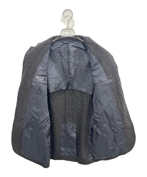 POLO RALPH LAUREN（ポロ・ラルフローレン）POLO RALPH LAUREN (ポロ・ラルフローレン) ヘリンボーン3Bジャケット グレー サイズ:C92-W80-T170 A5の古着・服飾アイテム