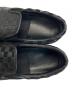 中古・古着 VANS VAULT (バンズボルト) Engineered Garments (エンジニアド ガーメンツ) チェッカーレザースリッポン ブラック サイズ:size  28：10000円