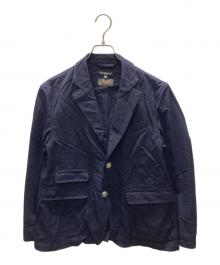Engineered Garments×BEAMS PLUS（エンジニアド ガーメンツ×ビームスプラス）の古着「別注 MID FIELD BLAZER UNIFORM SERGE ミッドフィールドブレザー ユニフォームサージ ジャケット」｜ネイビー