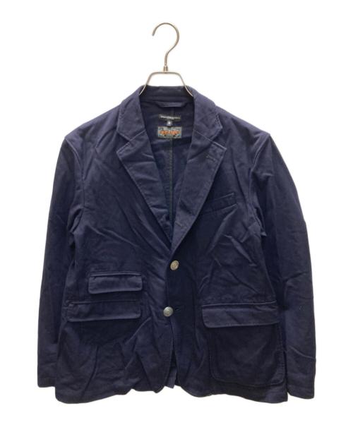 Engineered Garments（エンジニアド ガーメンツ）Engineered Garments BEAMS PLUS (ビームスプラス) 別注 MID FIELD BLAZER UNIFORM SERGE ミッドフィールドブレザー ユニフォームサージ ジャケット ネイビー サイズ:SIZE Sの古着・服飾アイテム