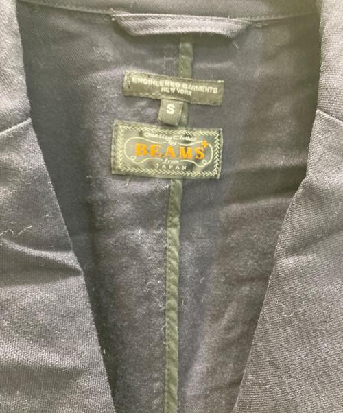 Engineered Garments（エンジニアド ガーメンツ）Engineered Garments BEAMS PLUS (ビームスプラス) 別注 MID FIELD BLAZER UNIFORM SERGE ミッドフィールドブレザー ユニフォームサージ ジャケット ネイビー サイズ:SIZE Sの古着・服飾アイテム
