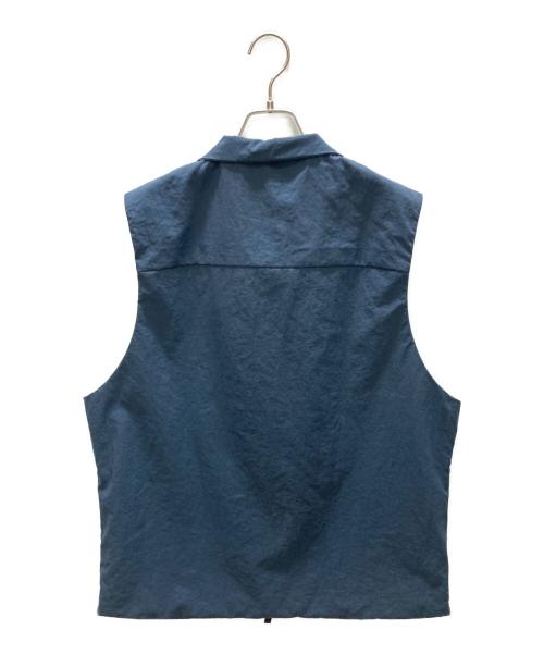 STILL BY HAND（スティルバイハンド）STILL BY HAND (スティルバイハンド) スタンドカラーナイロンベスト ネイビー サイズ:46の古着・服飾アイテム