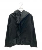 tricot COMME des GARCONSトリココムデギャルソン）の古着「フリルシャツブラウス」｜ブラック